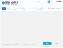 Tablet Screenshot of namngiep1.com